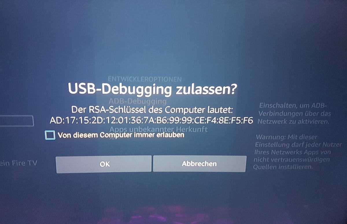 Amazon Fire Tv Stick Usb Debugging Zulassen firetv.thomas-bandl.de